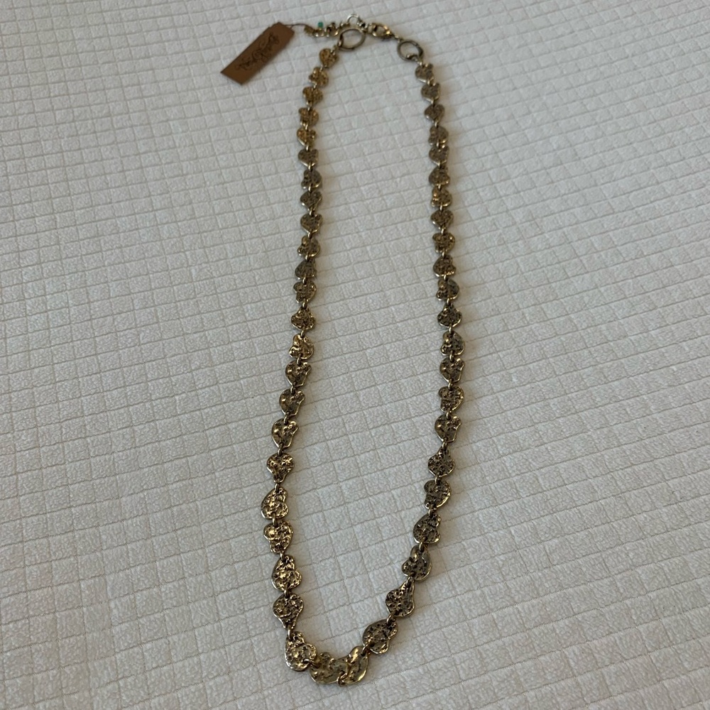 NWT Lucky Brand pebbled goldtone necklace - Picture 8 of 8